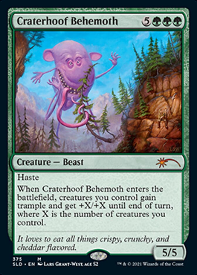 Craterhoof Behemoth (375) [Secret Lair Drop Series] | Exor Games Truro