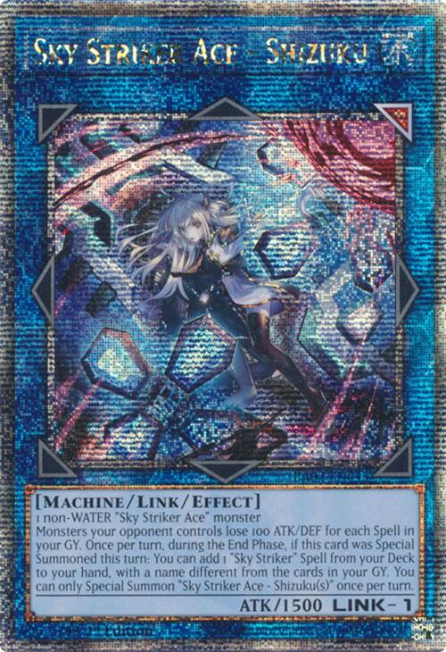 Sky Striker Ace - Shizuku (Alternate Art) (Quarter Century Secret Rare) [RA03-EN043] Quarter Century Secret Rare | Exor Games Truro