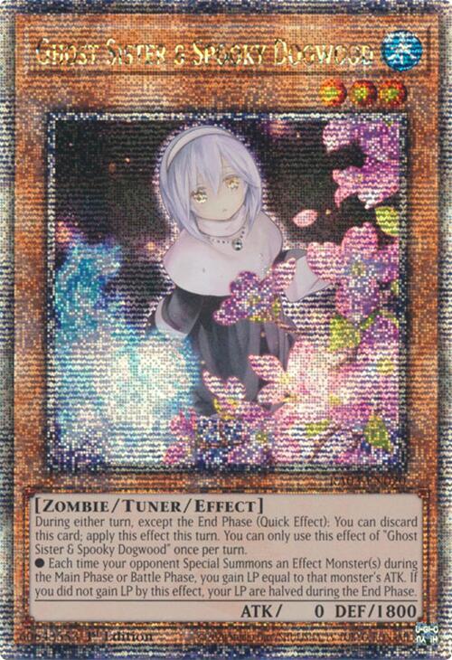 Ghost Sister & Spooky Dogwood (Alternate Art) (Quarter Century Secret Rare) [RA03-EN020] Quarter Century Secret Rare | Exor Games Truro
