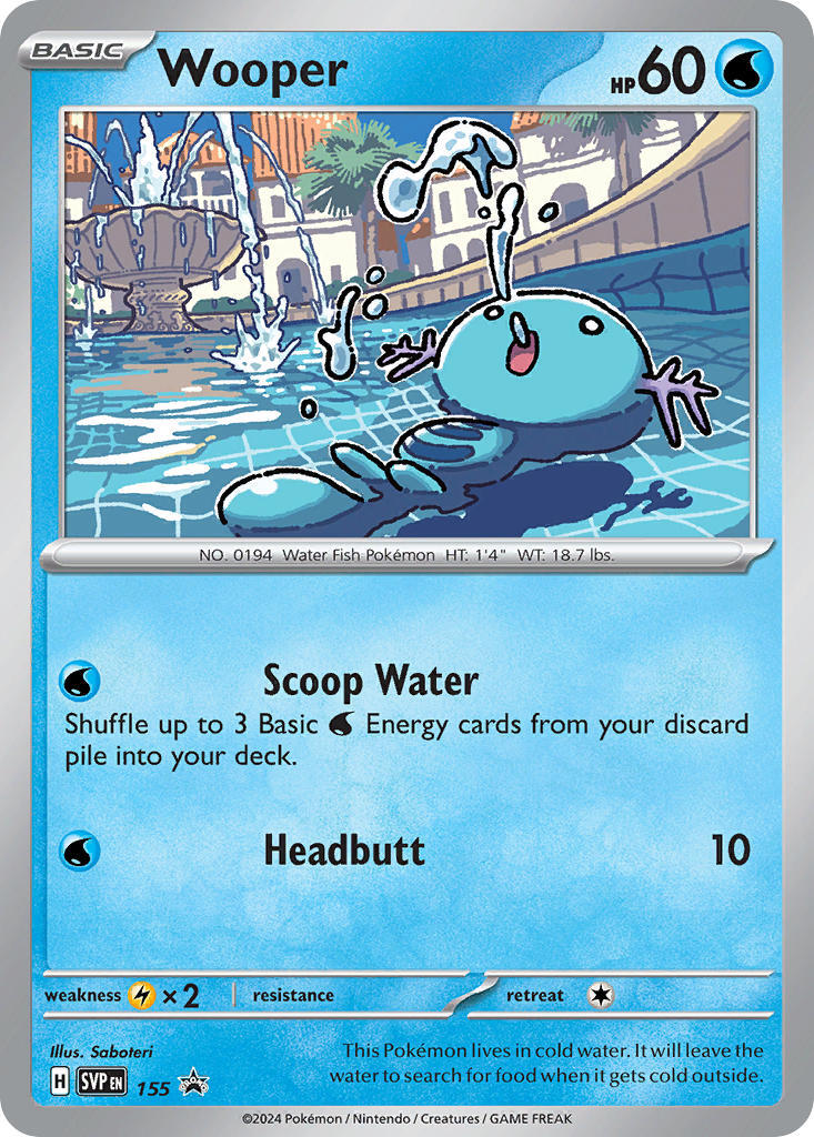 Wooper (155) [Scarlet & Violet: Black Star Promos] | Exor Games Truro