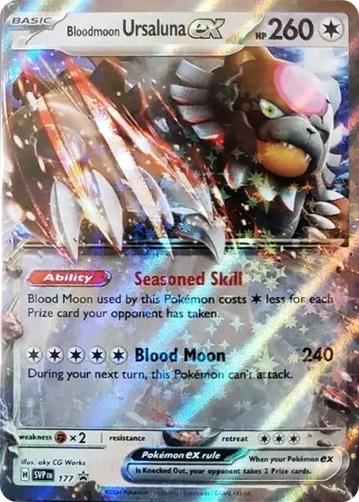 Bloodmoon Ursaluna ex (177) [Scarlet & Violet Promo Cards] | Exor Games Truro