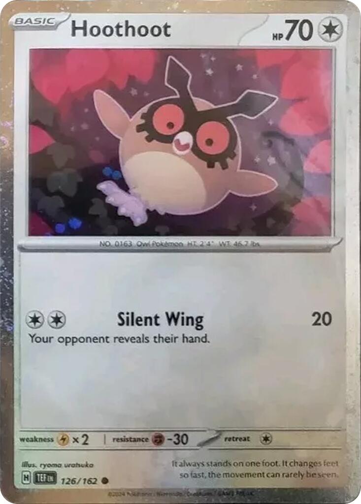 Hoothoot (126/162) (Cosmos Holo) [Scarlet & Violet Promo Cards] | Exor Games Truro