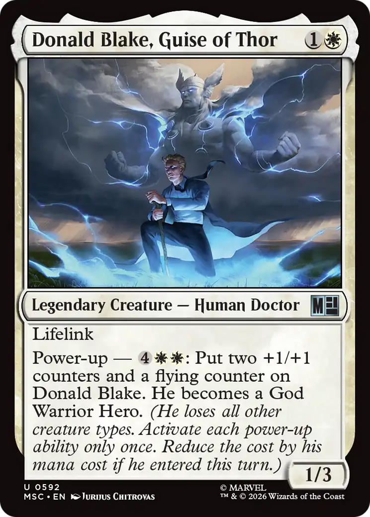 Donald Blake, Guise of Thor [Marvel Super Heroes Commander] | Exor Games Truro
