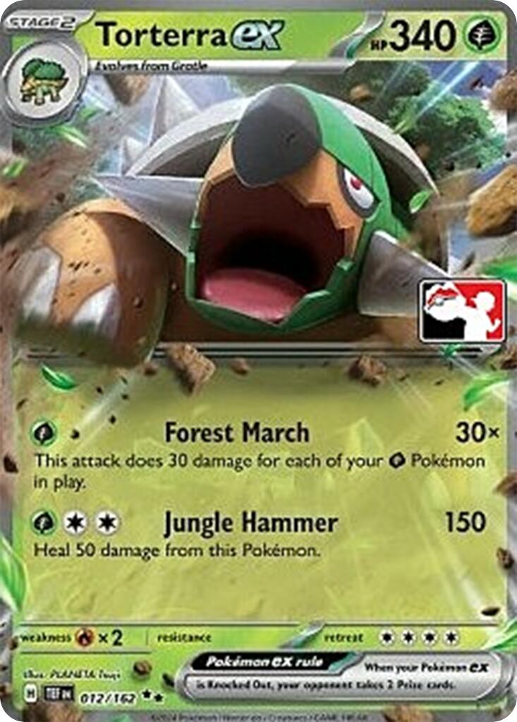 Torterra ex (012/162) [Prize Pack Series Five] | Exor Games Truro