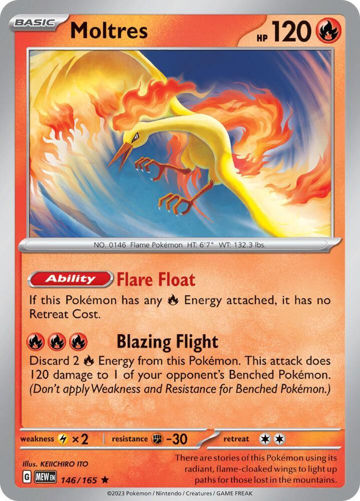 Moltres (146/165 - Deck Exclusives) [Scarlet & Violet 151] | Exor Games Truro