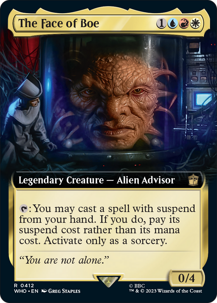 The Face of Boe (Extended Art) [Doctor Who] | Exor Games Truro