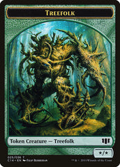 Treefolk // Wolf Double-Sided Token [Commander 2014 Tokens] | Exor Games Truro