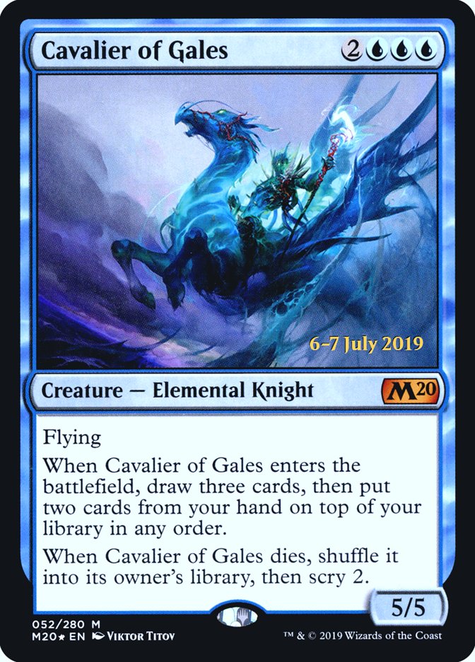 Cavalier of Gales [Core Set 2020 Prerelease Promos] | Exor Games Truro