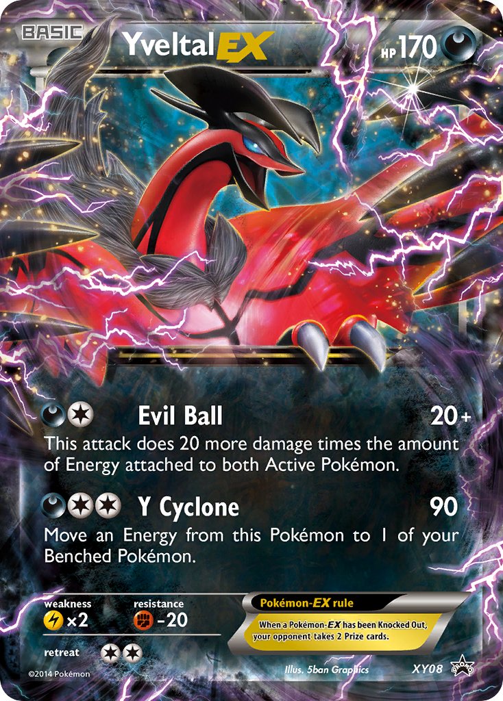 Yveltal EX (XY08) [XY: Black Star Promos] | Exor Games Truro