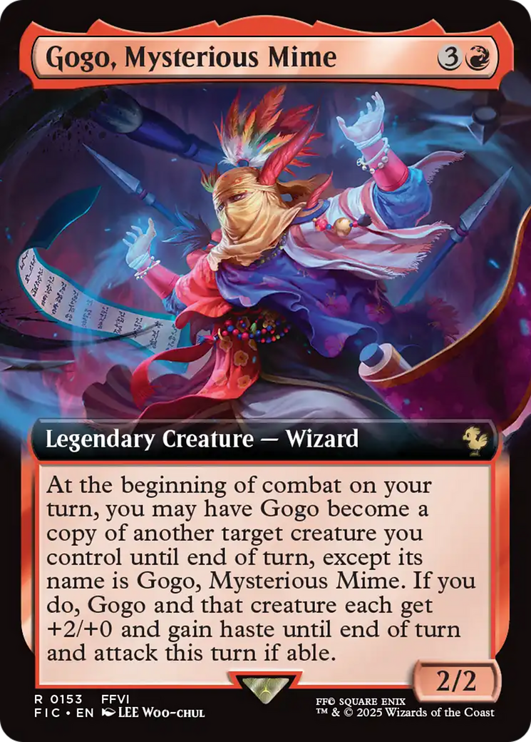 Gogo, Mysterious Mime (Extended Art) [FINAL FANTASY Commander] | Exor Games Truro