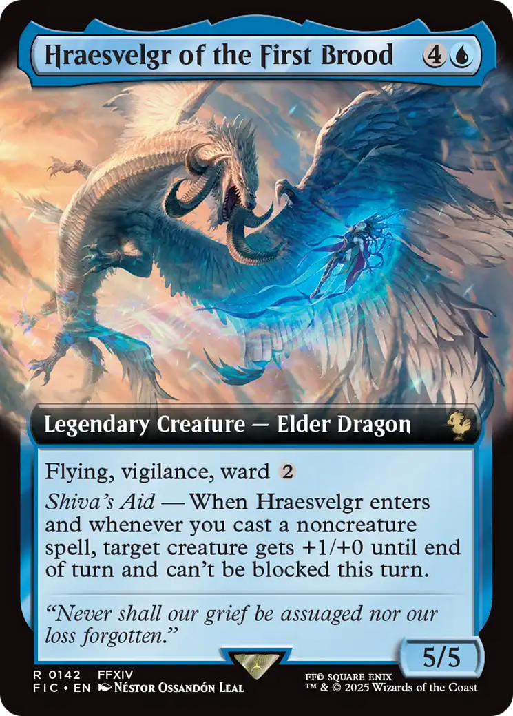Hraesvelgr of the First Brood (Extended Art) [FINAL FANTASY Commander] | Exor Games Truro