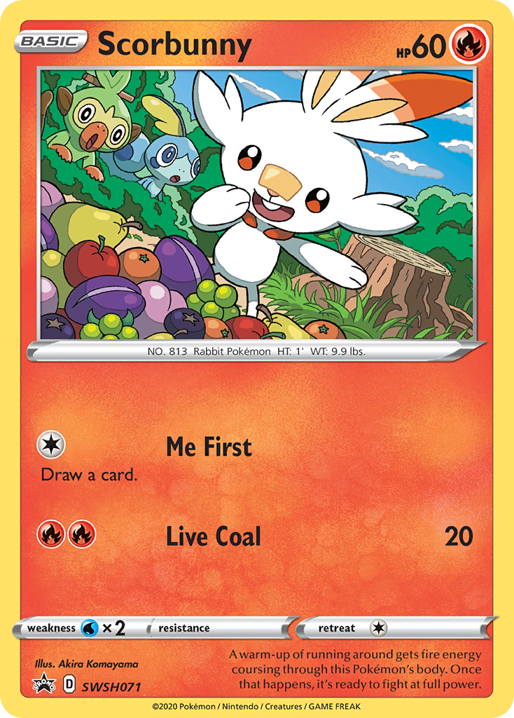 Scorbunny (SWSH071) [Sword & Shield: Black Star Promos] | Exor Games Truro