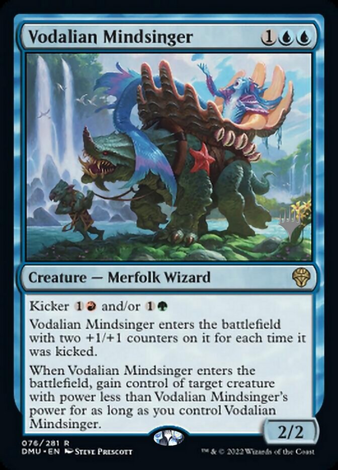 Vodalian Mindsinger (Promo Pack) [Dominaria United Promos] | Exor Games Truro