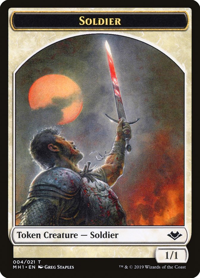 Angel (002) // Soldier (004) Double-Sided Token [Modern Horizons Tokens] | Exor Games Truro