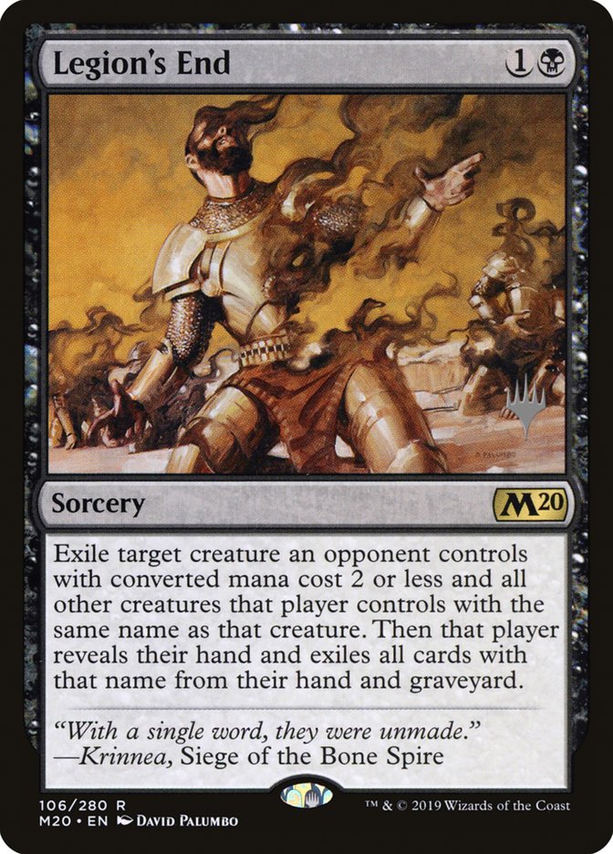 Legion's End (Promo Pack) [Core Set 2020 Promos] | Exor Games Truro