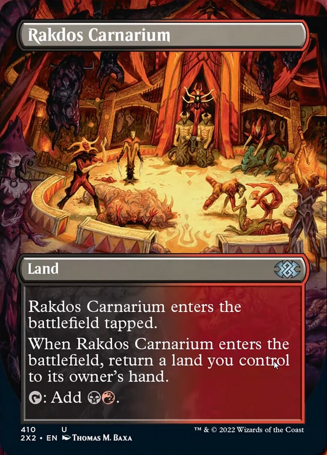 Rakdos Carnarium (Borderless Alternate Art) [Double Masters 2022] | Exor Games Truro