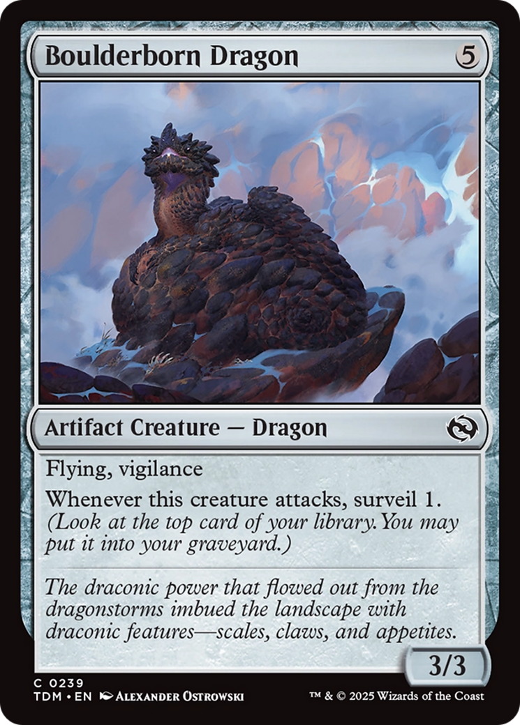 Boulderborn Dragon [Tarkir: Dragonstorm] | Exor Games Truro