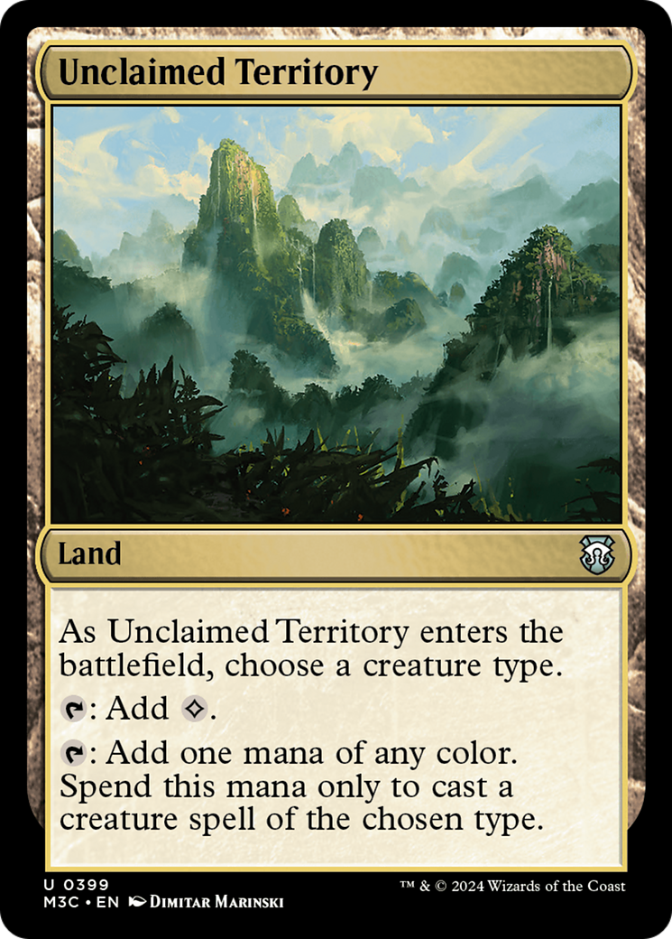 Unclaimed Territory (Ripple Foil) [Modern Horizons 3 Commander] | Exor Games Truro
