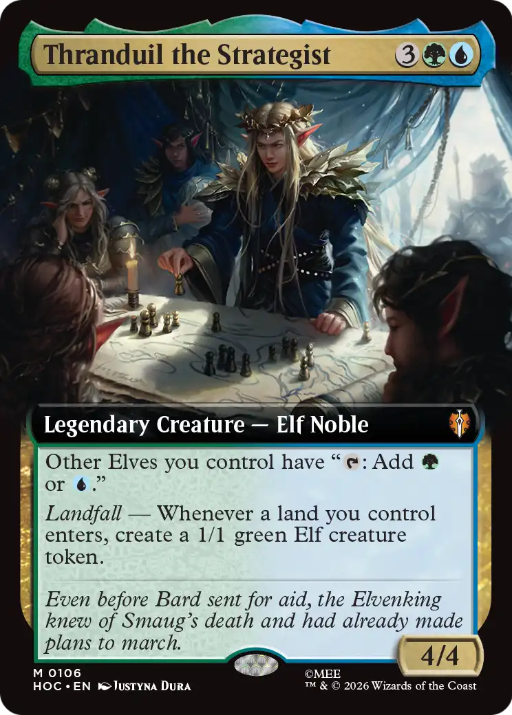 Thranduil the Strategist (Extended Art) [The Hobbit: Eternal-Legal] | Exor Games Truro