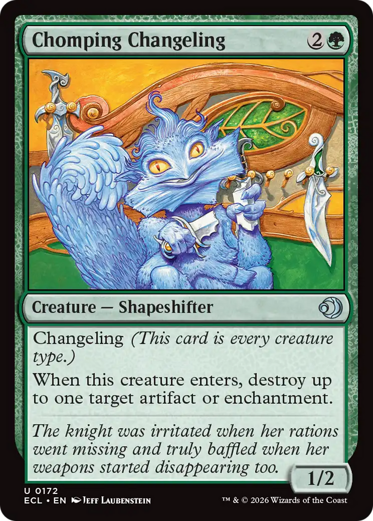 Chomping Changeling [Lorwyn Eclipsed] | Exor Games Truro