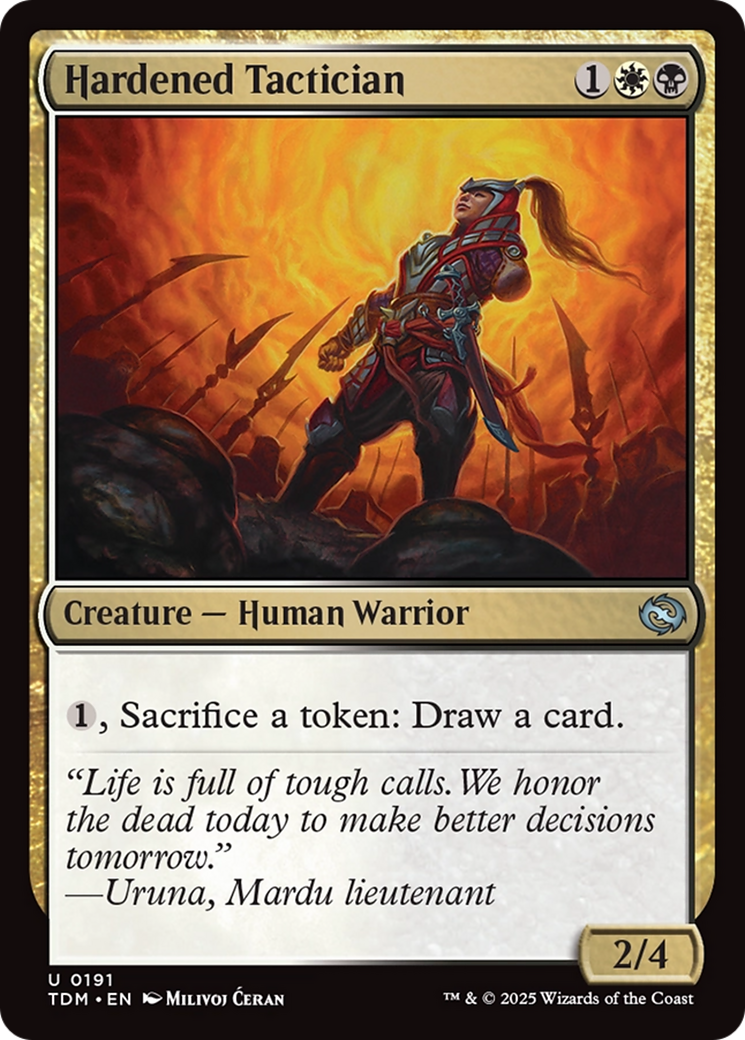 Hardened Tactician [Tarkir: Dragonstorm] | Exor Games Truro