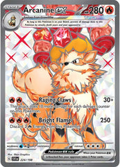 Arcanine ex (224/198) [Scarlet & Violet: Base Set] | Exor Games Truro