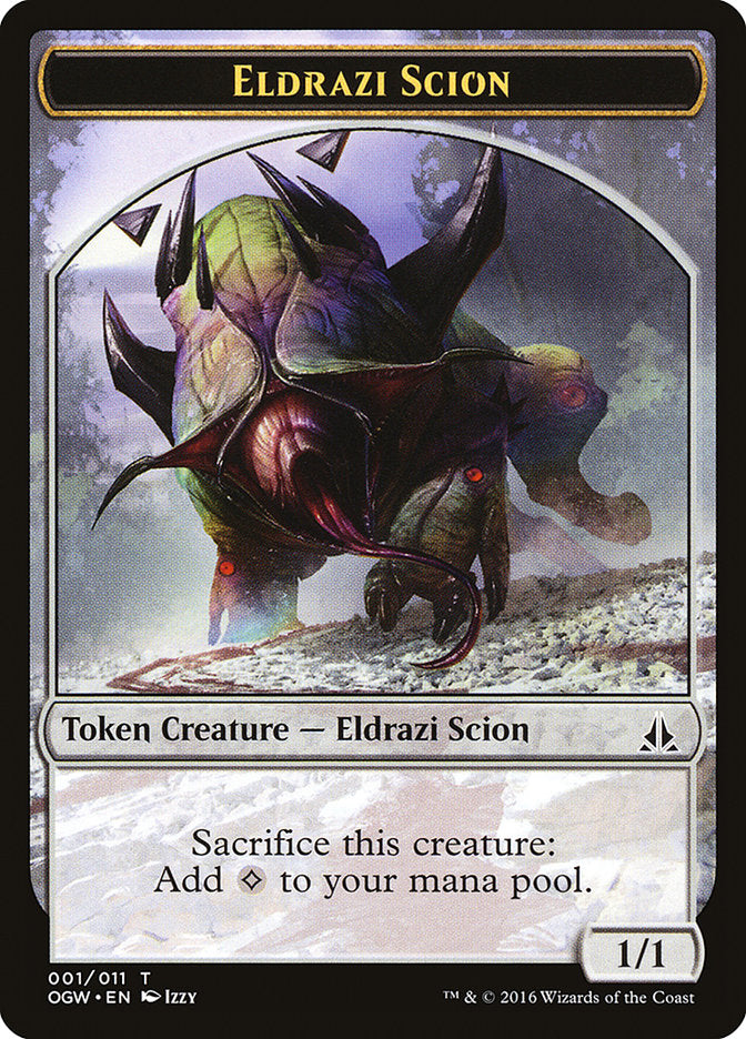 Eldrazi Scion Token (001/011) [Oath of the Gatewatch Tokens] | Exor Games Truro