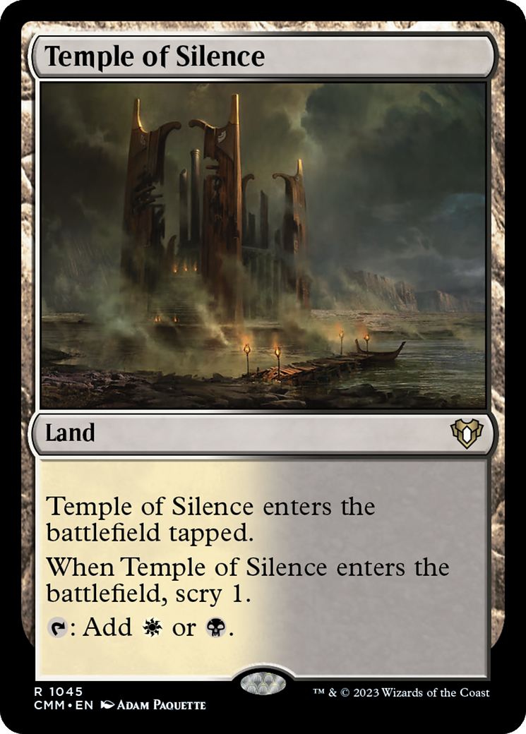 Temple of Silence [Commander Masters] | Exor Games Truro