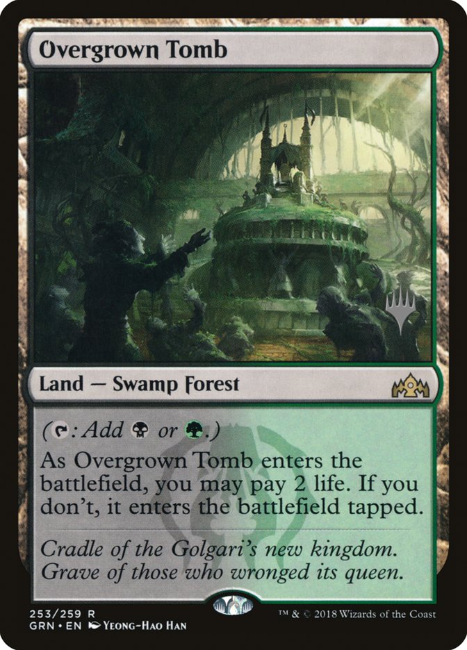 Overgrown Tomb (Promo Pack) [Guilds of Ravnica Promos] | Exor Games Truro