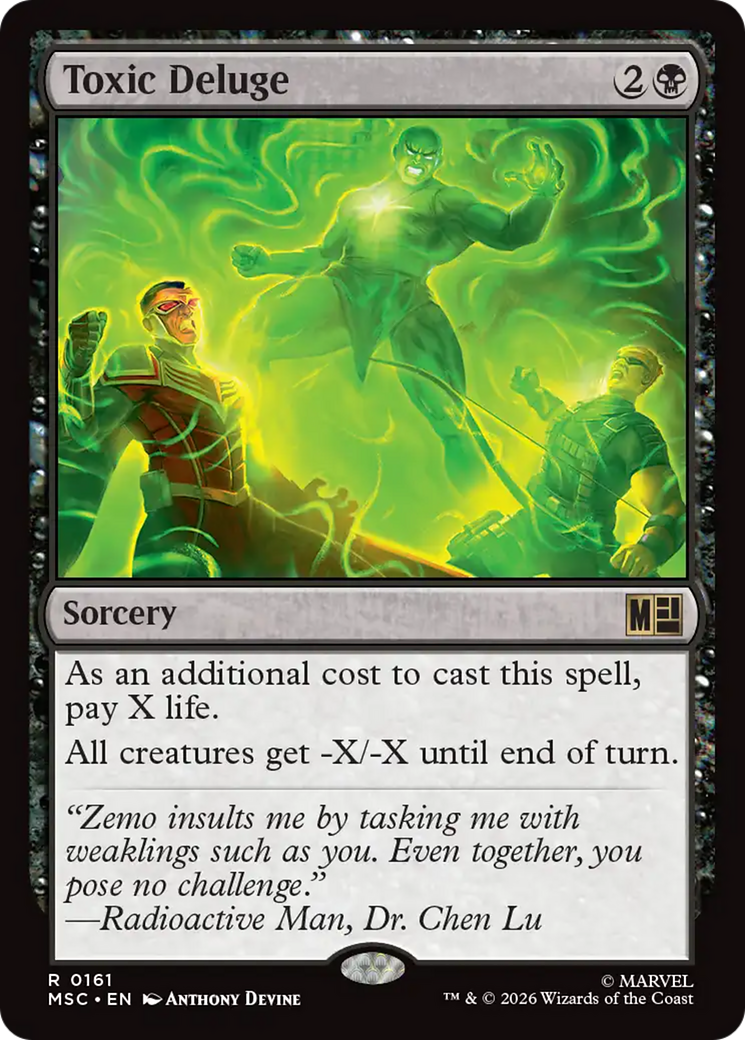 Toxic Deluge [Marvel Super Heroes Commander] | Exor Games Truro