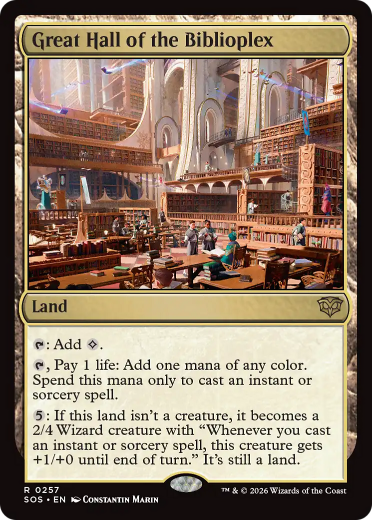 Great Hall of the Biblioplex [Secrets of Strixhaven] | Exor Games Truro