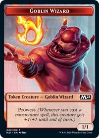 Goblin Wizard // Treasure Double-Sided Token [Core Set 2021 Tokens] | Exor Games Truro