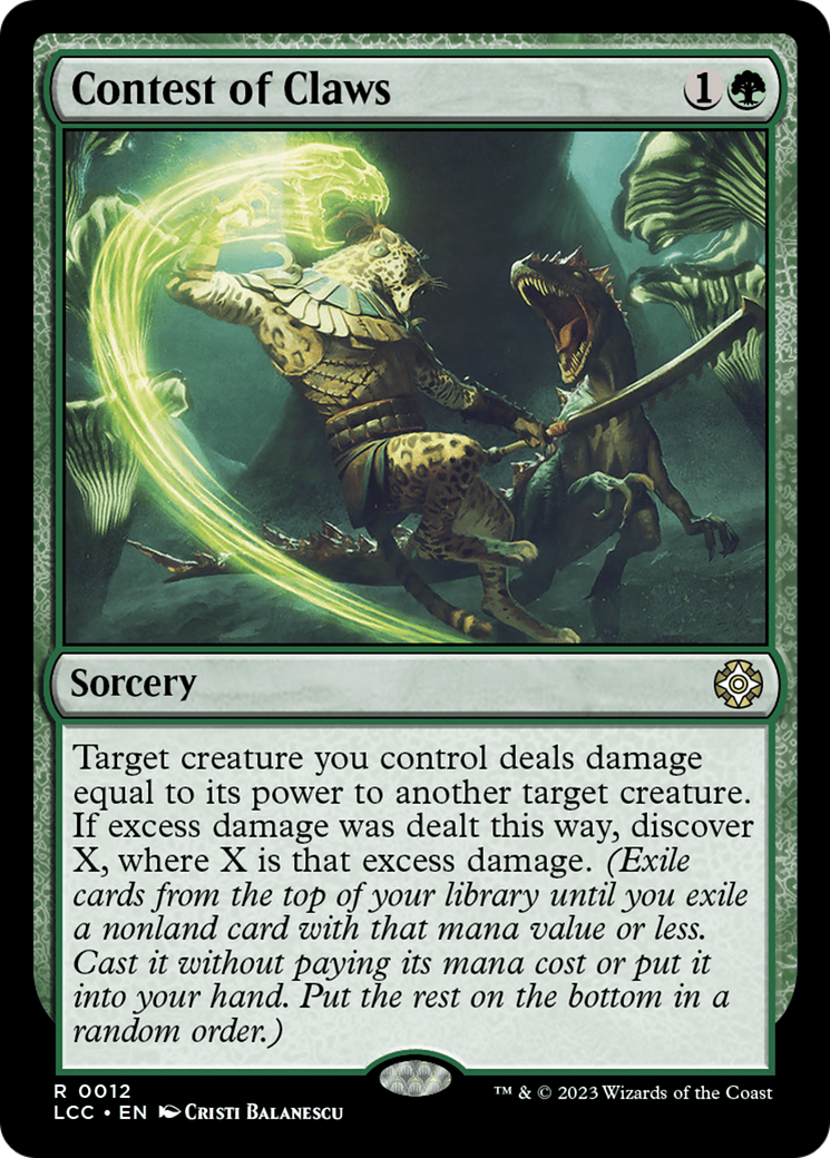 Contest of Claws [The Lost Caverns of Ixalan Commander] | Exor Games Truro