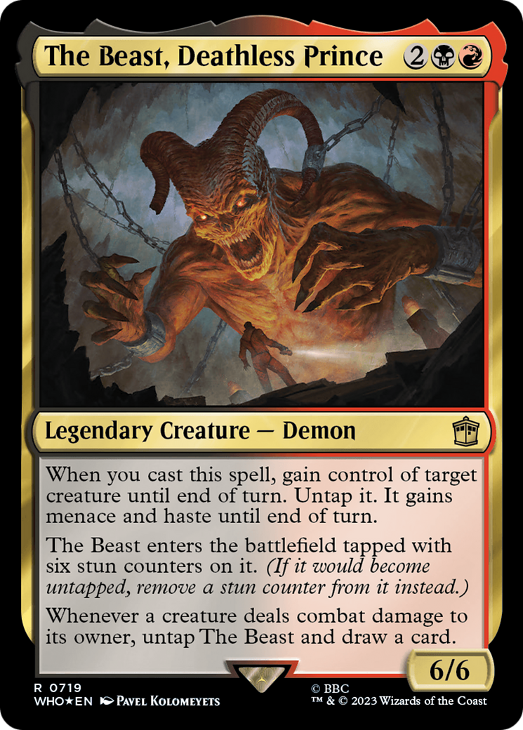 The Beast, Deathless Prince (Surge Foil) [Doctor Who] | Exor Games Truro