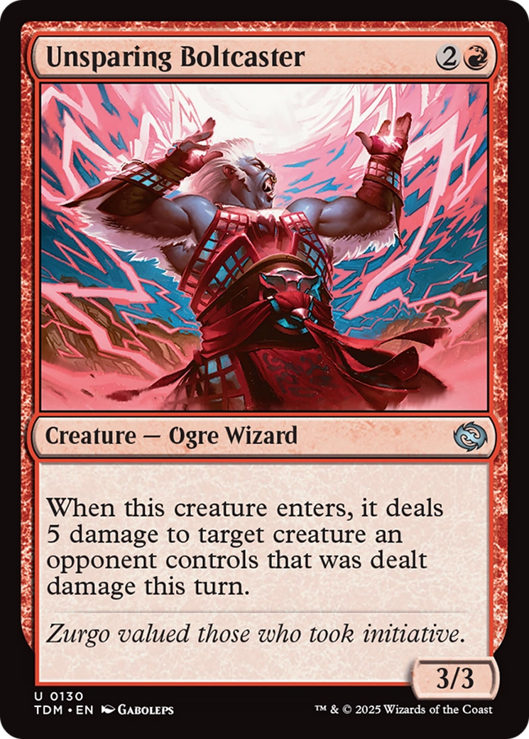 Unsparing Boltcaster [Tarkir: Dragonstorm] | Exor Games Truro