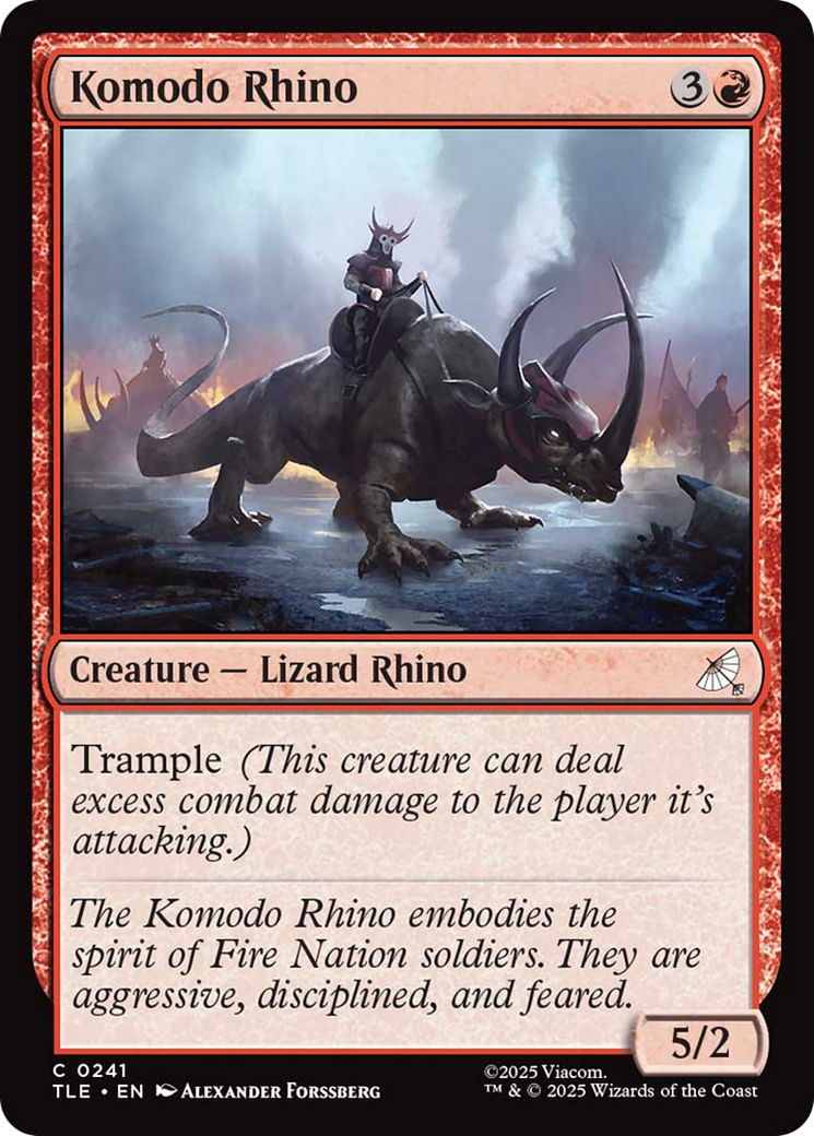 Komodo Rhino [Avatar: The Last Airbender: Eternal-Legal] | Exor Games Truro