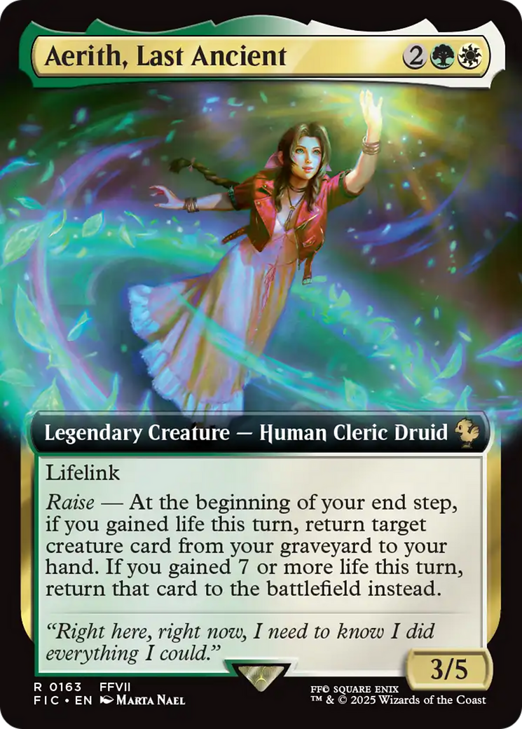 Aerith, Last Ancient (Extended Art) [FINAL FANTASY Commander] | Exor Games Truro