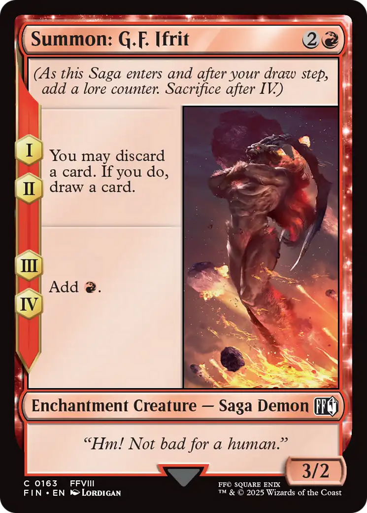 Summon: G.F. Ifrit [FINAL FANTASY] | Exor Games Truro
