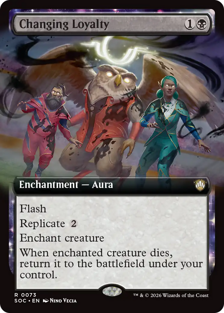Changing Loyalty (Extended Art) [Secrets of Strixhaven Commander] | Exor Games Truro
