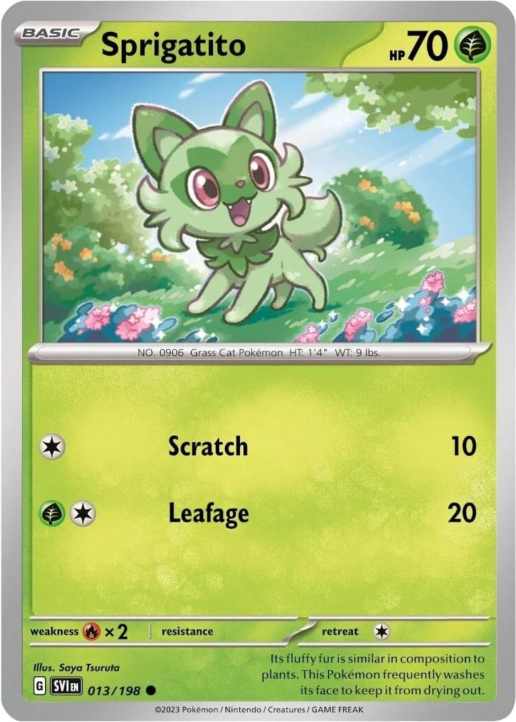 Sprigatito (013/198) (Paldea Collection) [Scarlet & Violet: Base Set] | Exor Games Truro