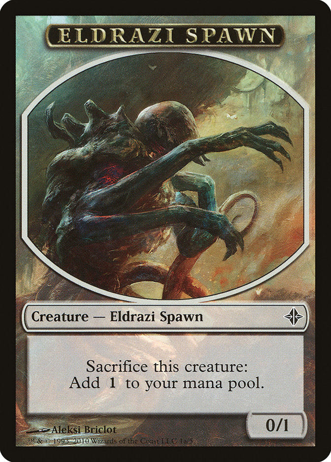 Eldrazi Spawn Token (1a/5) [Rise of the Eldrazi Tokens] | Exor Games Truro