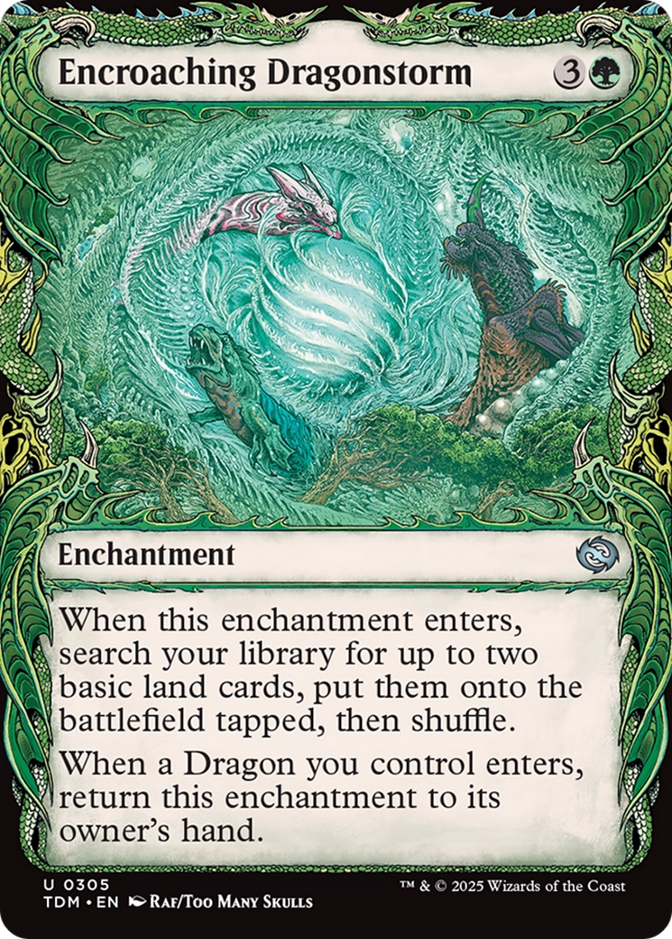 Encroaching Dragonstorm (Showcase) [Tarkir: Dragonstorm] | Exor Games Truro