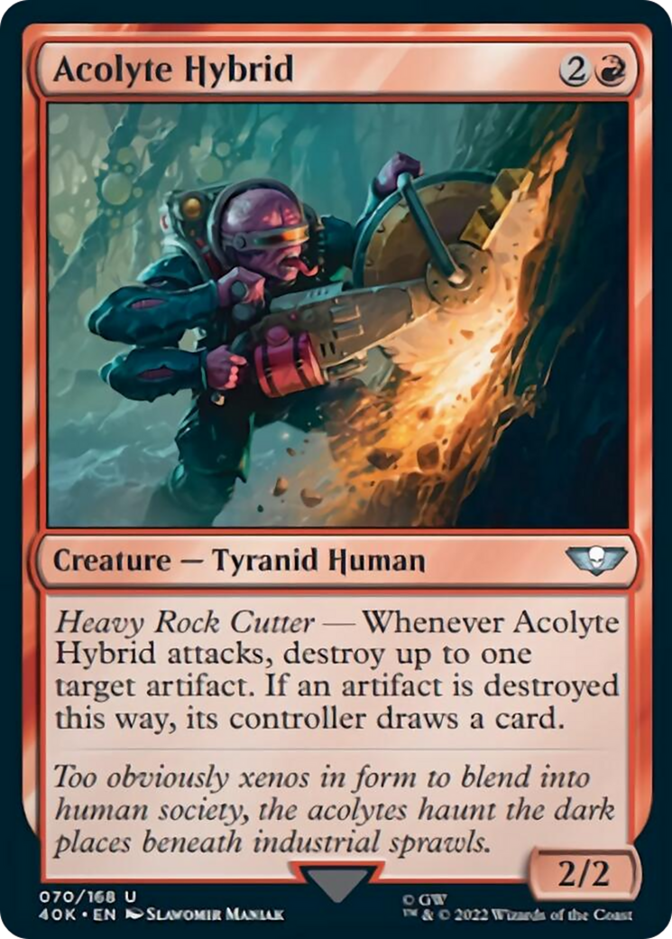 Acolyte Hybrid (Surge Foil) [Warhammer 40,000] | Exor Games Truro