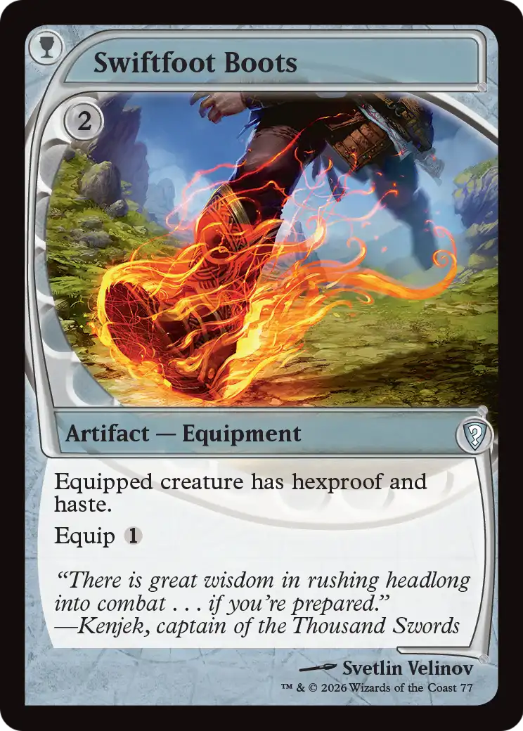 Swiftfoot Boots (Future Sight) [Mystery Booster: Commander Edition] | Exor Games Truro