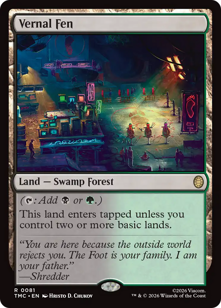 Vernal Fen [Teenage Mutant Ninja Turtles Commander] | Exor Games Truro