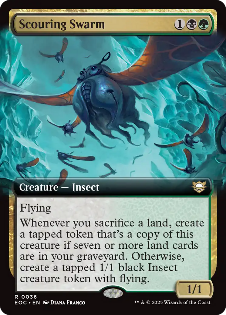 Scouring Swarm (Extended Art) [Edge of Eternities Commander] | Exor Games Truro