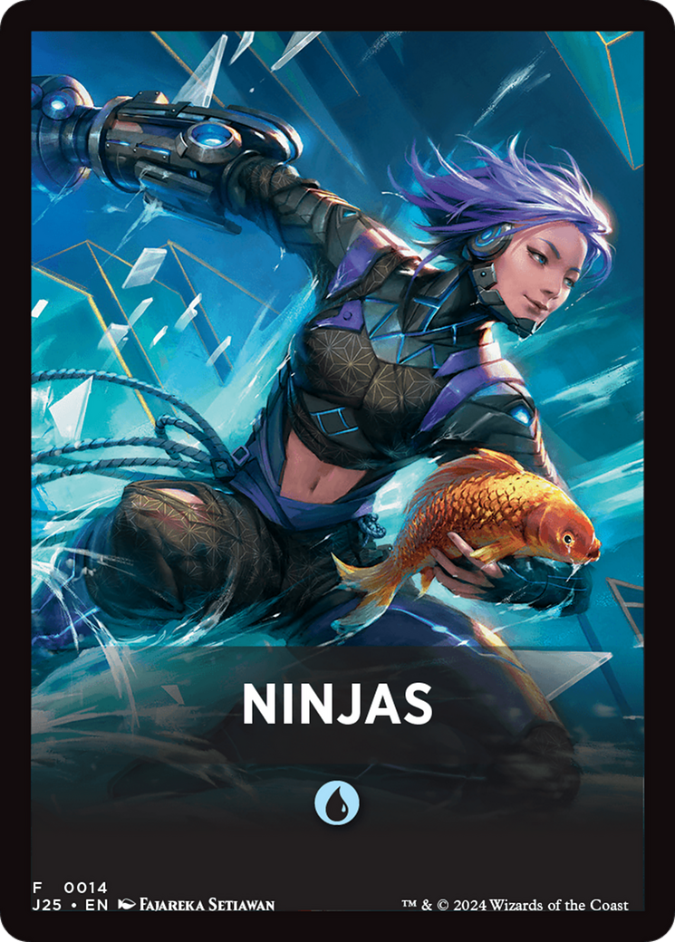 Ninjas Theme Card [Foundations Jumpstart Front Cards] | Exor Games Truro