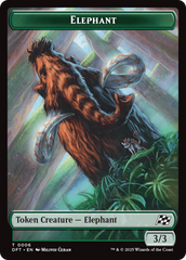 Insect // Elephant Double-Sided Token [Aetherdrift Tokens] | Exor Games Truro