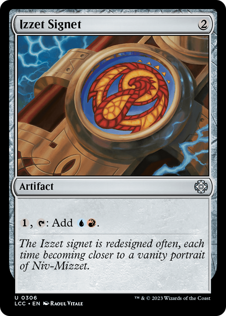 Izzet Signet [The Lost Caverns of Ixalan Commander] | Exor Games Truro