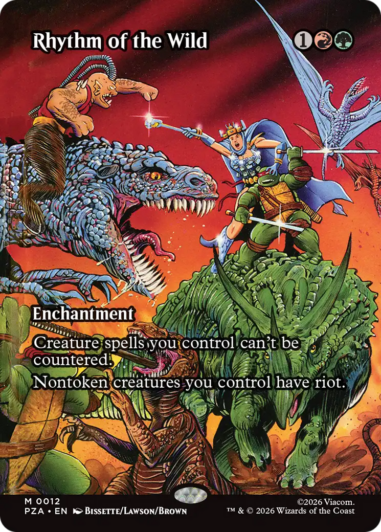 Rhythm of the Wild (Borderless) [Teenage Mutant Ninja Turtles Eternal-Legal] | Exor Games Truro